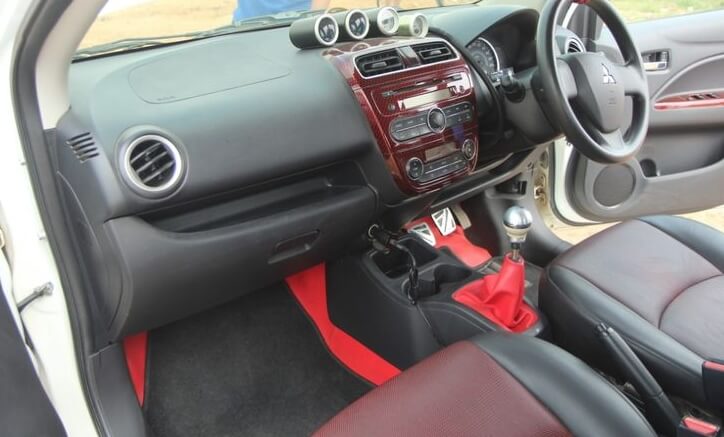 Modifikasi Interior Honda Mitsubishi Mirage