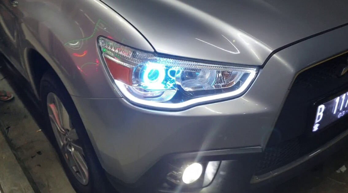 Modifikasi Lampu Mitsubishi Outlander Sport