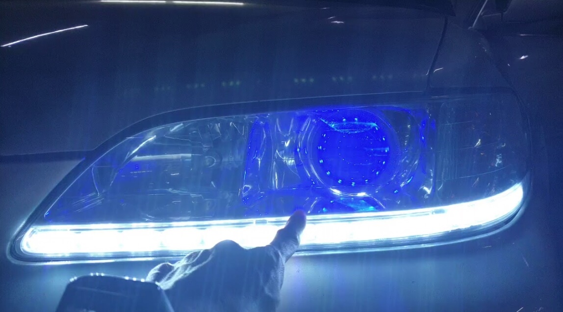 Modifikasi Lampu LED Sedan Honda Accord Cielo