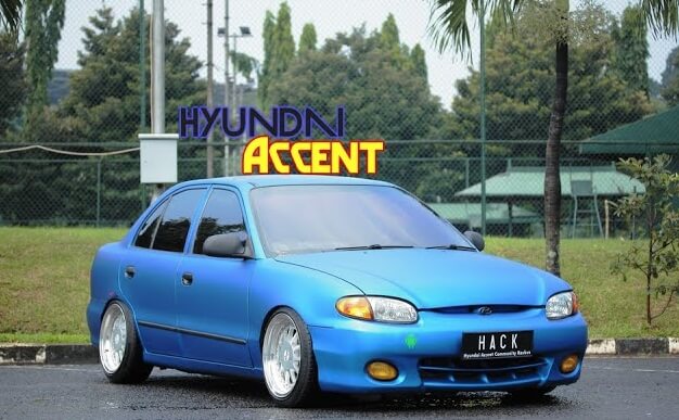 Modifikasi Suspensi Hyundai Accent