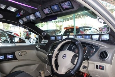 Modifikasi Interior Nissan Grand Livina