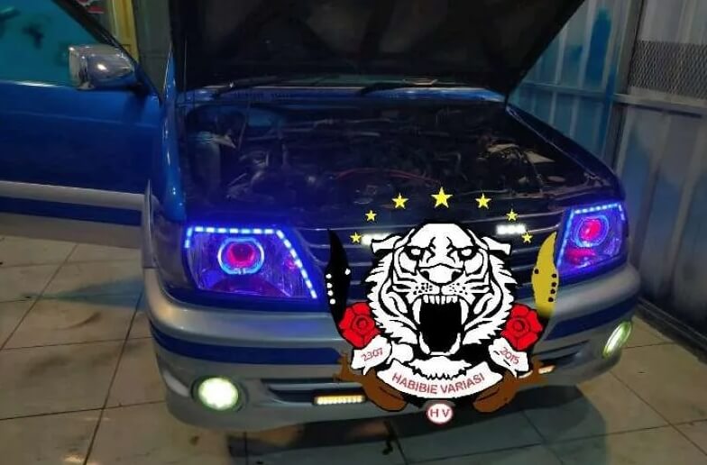 Modifikasi Lampu LED Toyota Kijang Super
