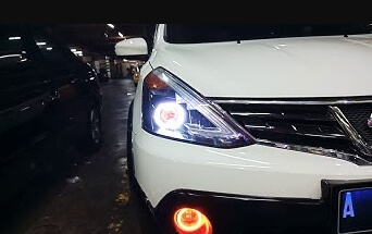 Modifikasi Lampu Nissan Grand Livina