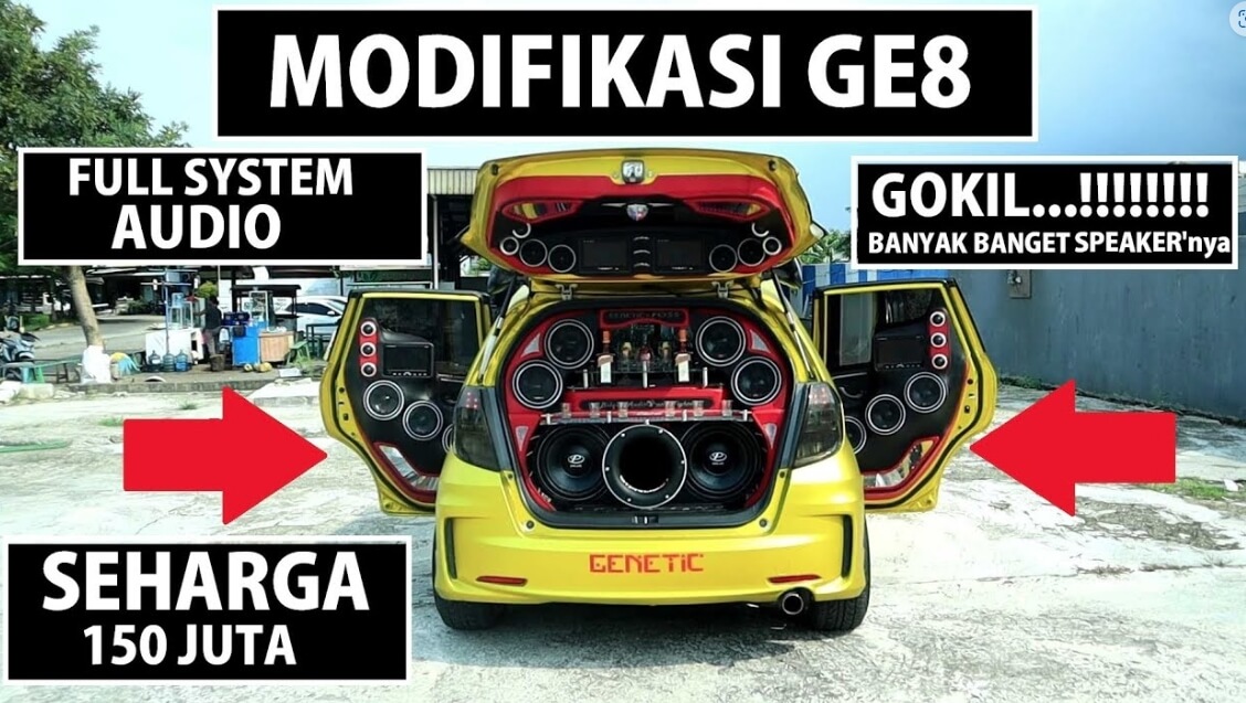 Modifikasi Audio Honda Jazz GE8